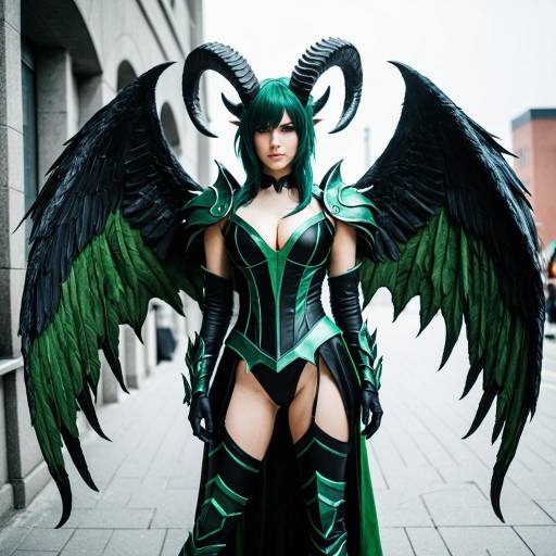 Demonic Elegance: Gargos Cosplay Design