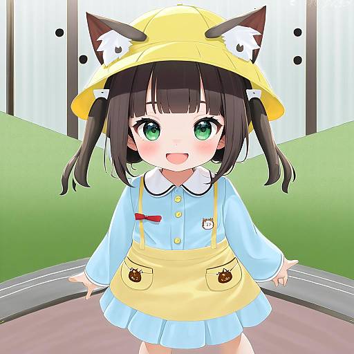 Illustration of Mutsuki (azur lane), azur lane in the style of Hajin