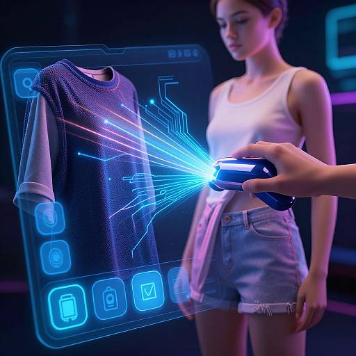 Futuristic AI Clothes Eraser Tool
