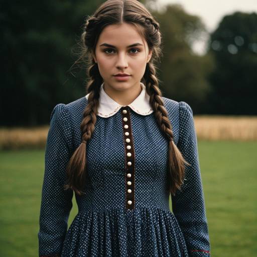Realistic British Costume Female Portrait