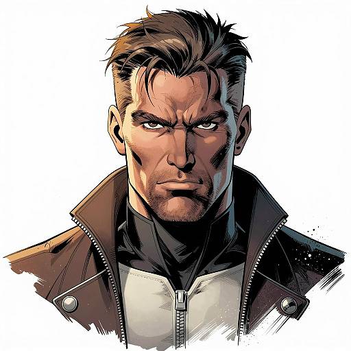 Hyper-Detailed Yon-Rogg Comic Cover Portrait