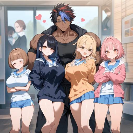Diverse Characters in a Heartfelt Scene