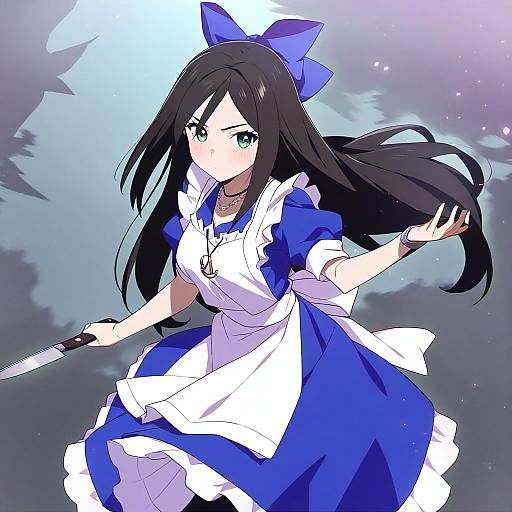 Illustration of Alice liddell (american mcgee's alice), american mcgee's alice in the style of Morisobo
