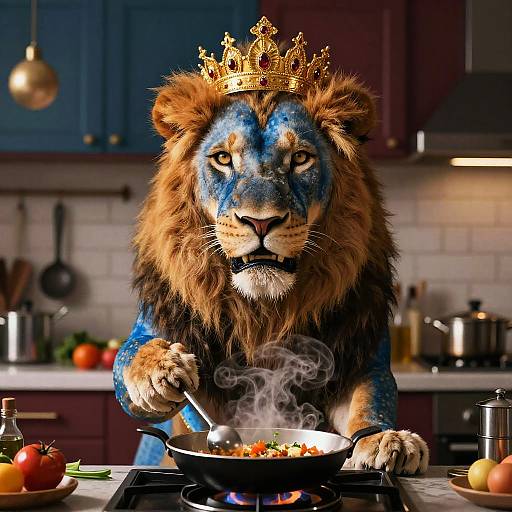 Artistic Depth Map Portrait of Pratyangira