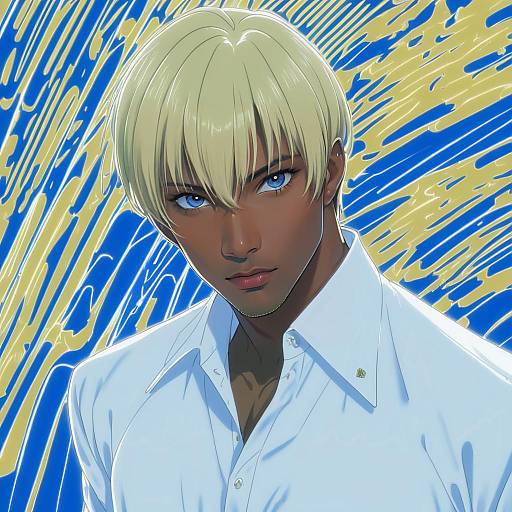 Illustration of Amuro tooru, meitantei conan in the style of Sukage