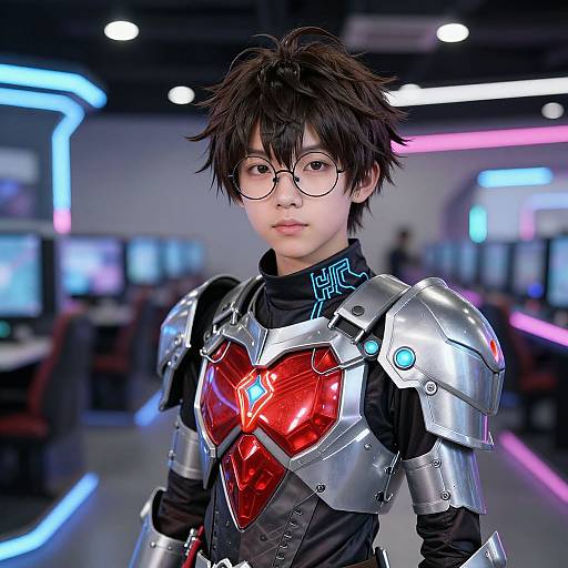 Teen Futuristic Warrior Cosplay