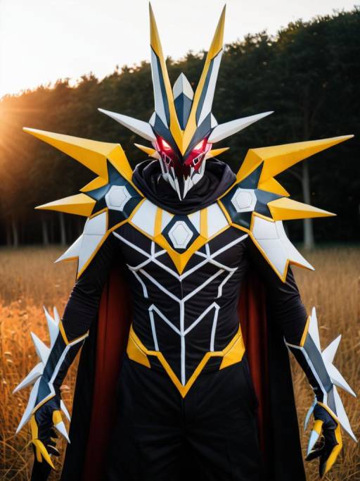 Realistic Necrozma Cosplay Man Photo