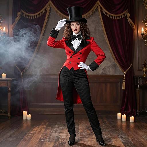 Victorian Ringmaster Halloween Costume Concept