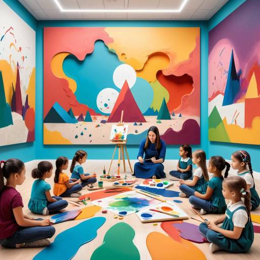 Surreal Classroom: Color Mixing Delight Surreal Classroom: Color Mixing Delight