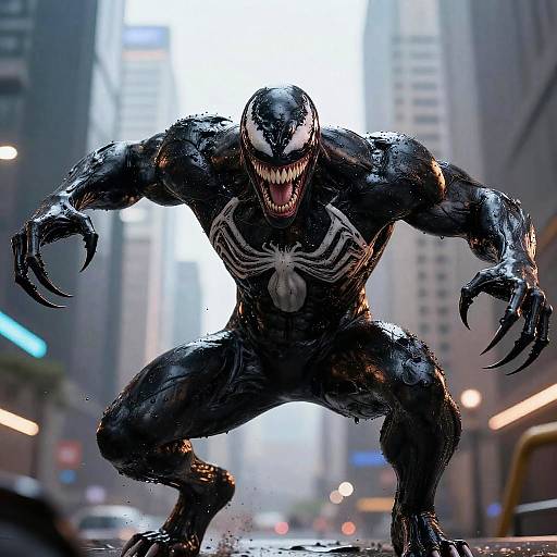 Venom Dynamic Front View Pose