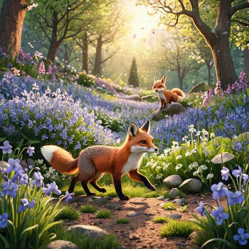 Whimsical 3D Garden Adventure