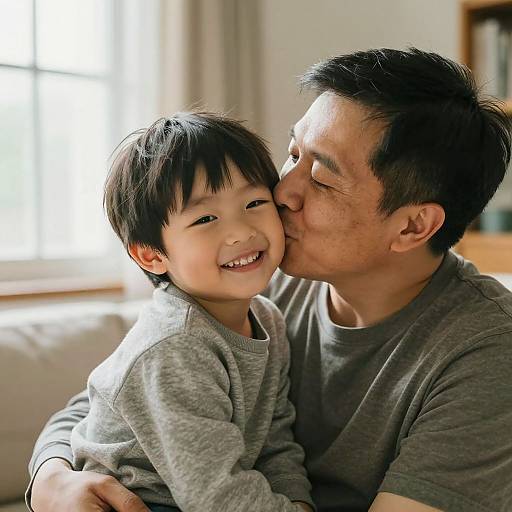 Heartwarming Dad-Son Moment