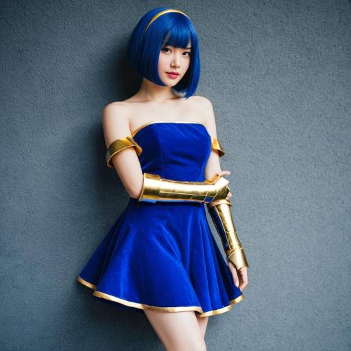 Elegant Lapis Lazuli Cosplay Outfit Idea