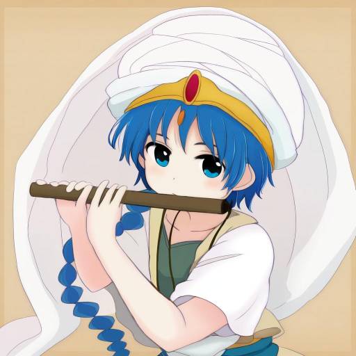 Illustration of Aladdin (magi), magi the labyrinth of magic in the style of Rei (tonbo0430)