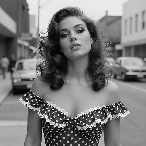 Vintage 1960s Confident Woman Portrait