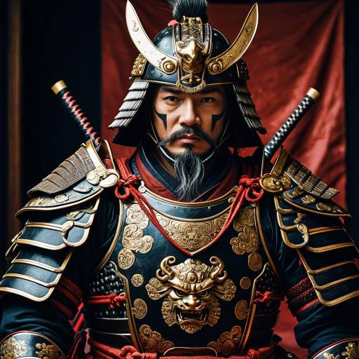 Ornate Samurai Warrior Portrait