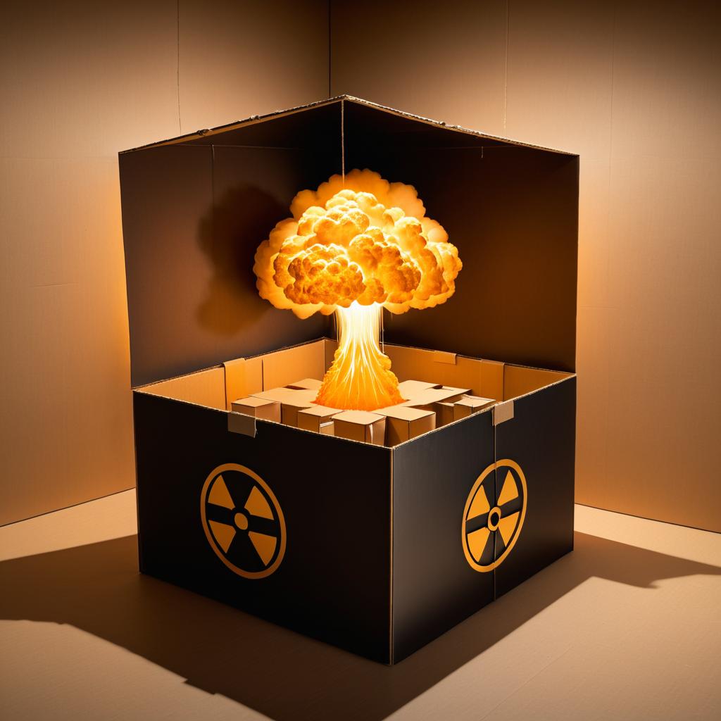 Nuclear Explosion in Cardboard Box