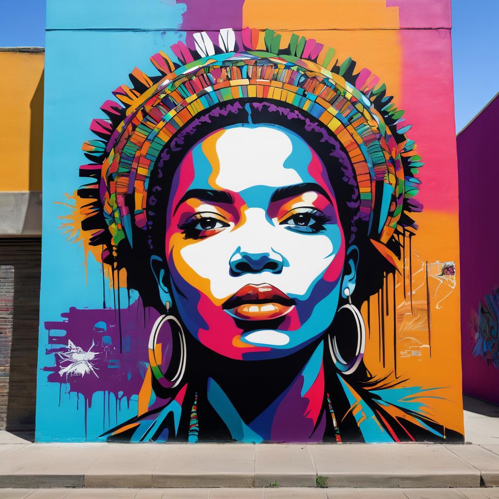 Vibrant Graffiti Art: Freedom and Oppression