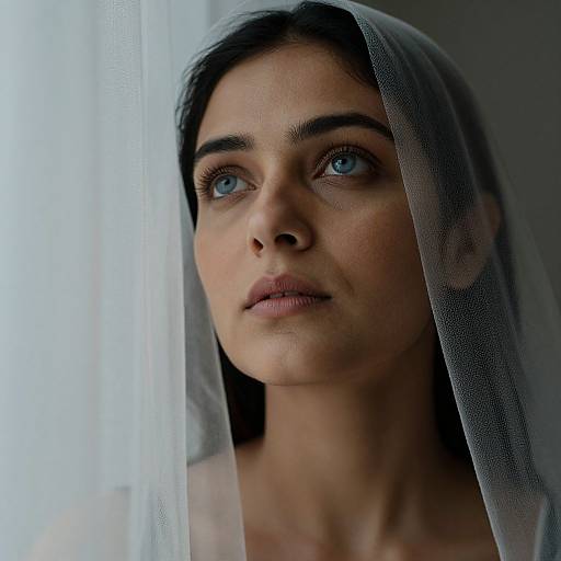 Low-Angle Portrait of South Asian Woman