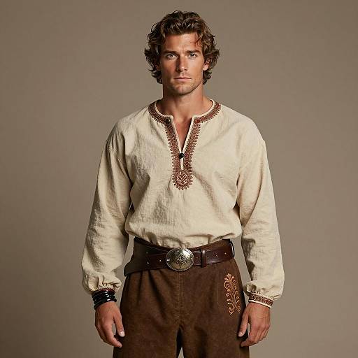 Elegant Portrait of a Handsome Man