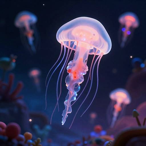 Nocturnal Jellyfish Nebula Metropolis Miniatures