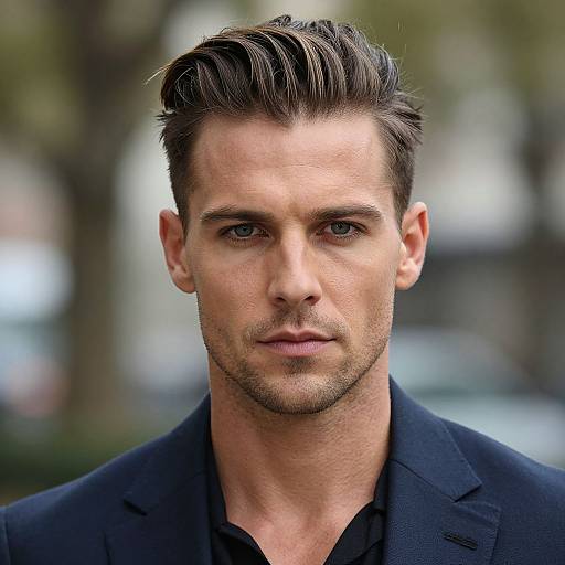 Modern Pompadour Urban Sophistication