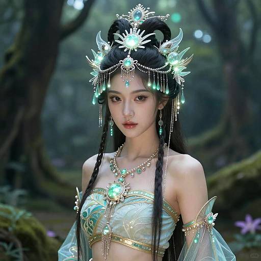 Mythical Asian Fantasy Character Art