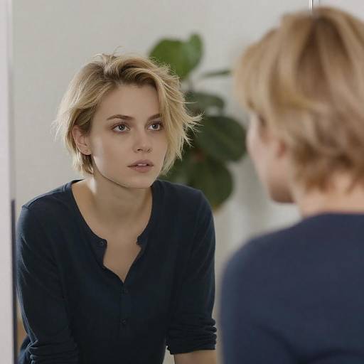 Contemplative Reflection of a Young Woman