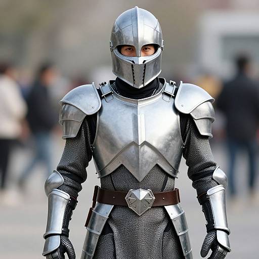 Plastic Knight Armor with Helmet