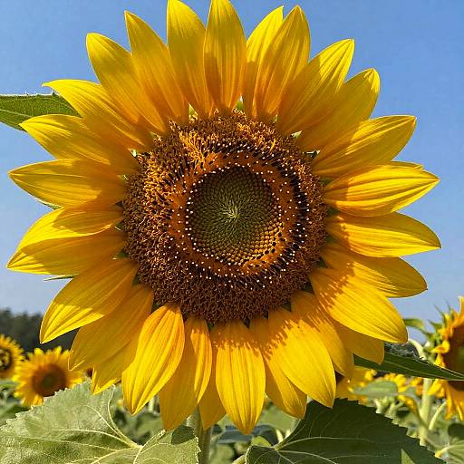 Golden Sunflower Close-Up Glow