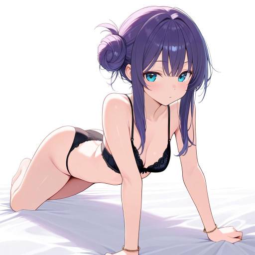 Elegant Solo Beauty on a Bed Elegant Solo Beauty on a Bed