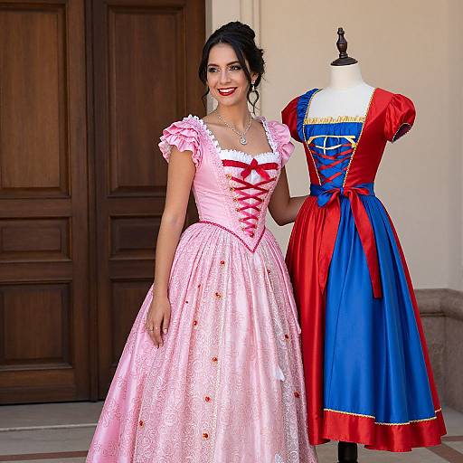 Spanish Fancy Dress Woman Portrait