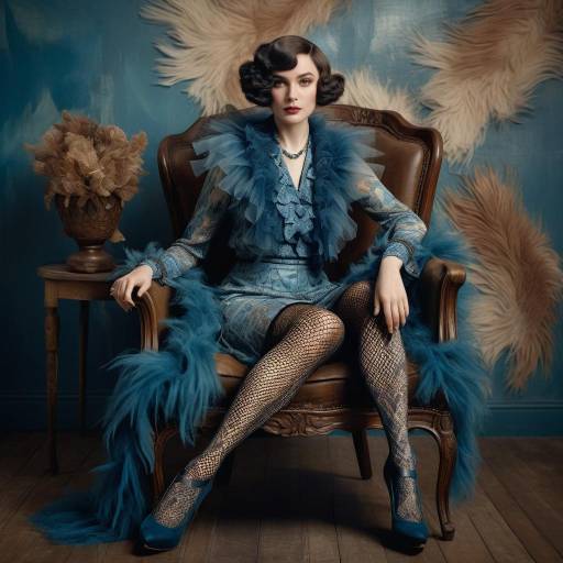 Expressive 1920s Fashion Portrait