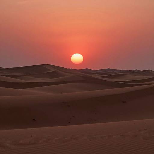 Surreal Crimson Desert Serenity