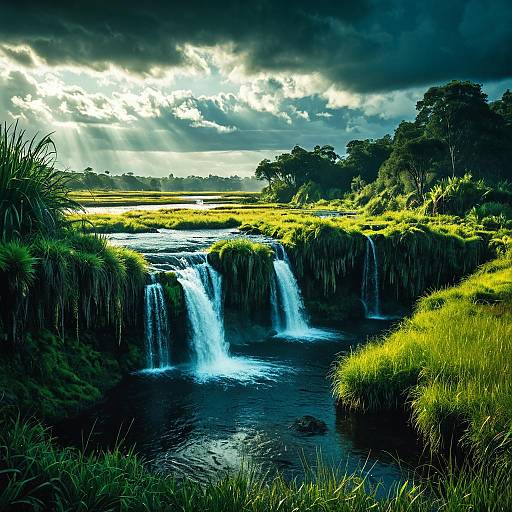 Enchanting Bioluminescent Marshlands Adventure