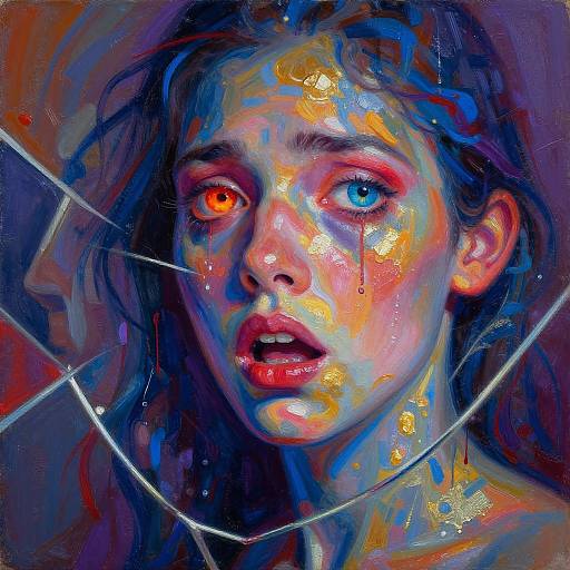 Chromatic Conflict of Human Emotions