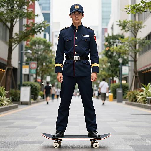 Tokyo Manji Gang Skateboard Style