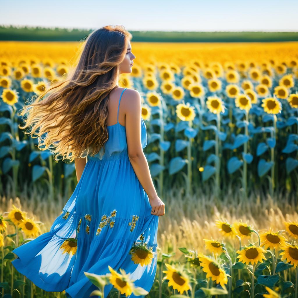 Free-Spirited Woman Embracing Nature's Beauty