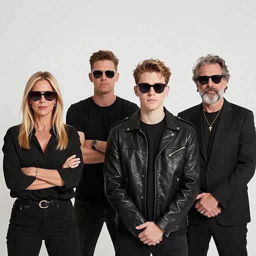 Diverse Group Portrait in Sunglasses