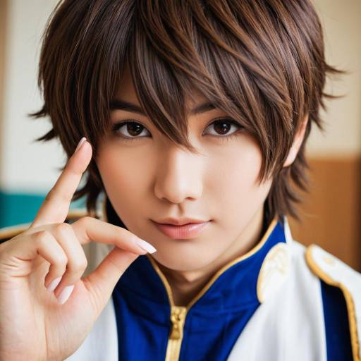 Lifestyle costume photo of Amagase touma. Cosplay clothes