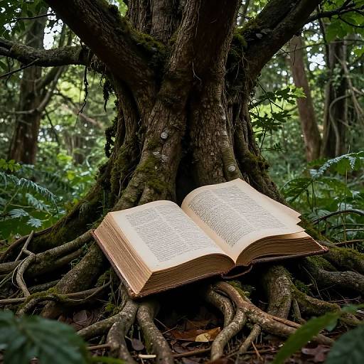 Ancient Forest of Living Books