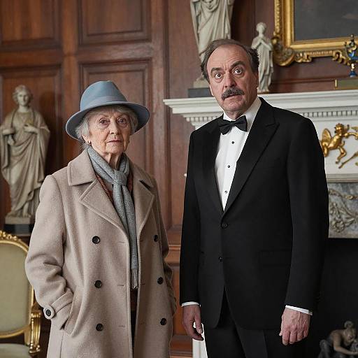 Surprise Encounter in an Ornate Room