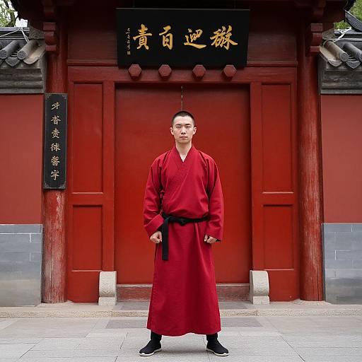 Shaolin Monk at Red Door
