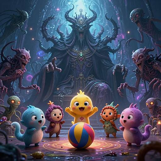 Playful Old Gods in Cosmic Void