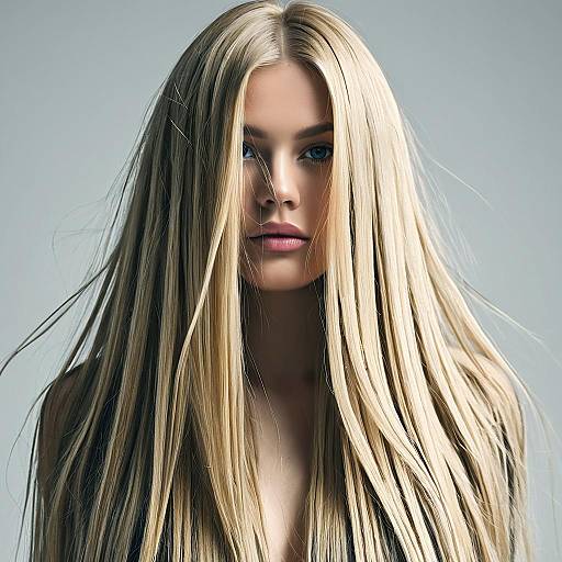 Blonde Hair Censorship Art