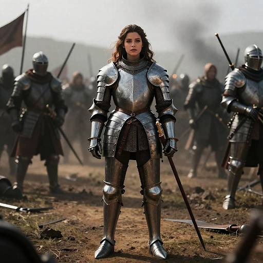 Belle Delphine in Knight Armor