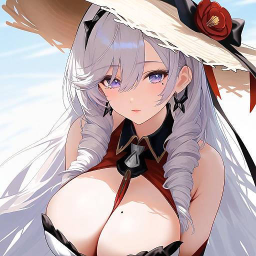 Illustration of Algerie (azur lane), azur lane in the style of Kobamiso (kobalt)