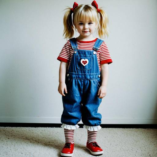 Adorable Toddler in Raggedy Ann Costume