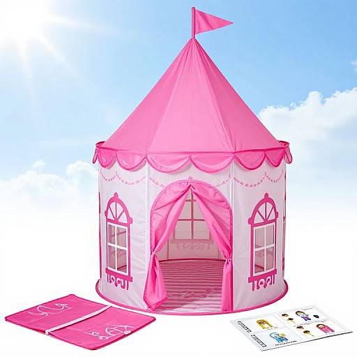 Bright Princess Castle Play Tent