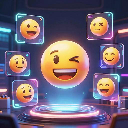 Futuristic AI Emoji Generator